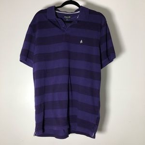Volcom Purple Striped Polo Shirt